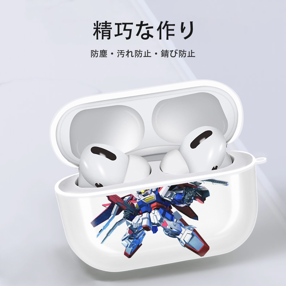 機動戦士ガンダム Mobile Suit Gundam 【AirPods Pro用】ハードシェル保護ケース 耐衝撃・防指紋・カラビナ付き商品仕様
