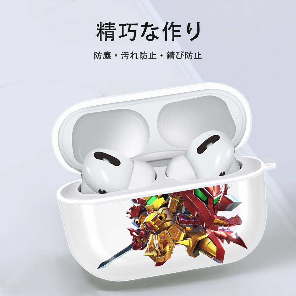 機動戦士ガンダム Mobile Suit Gundam 【AirPods Pro用】ハードシェル保護ケース 耐衝撃・防指紋・カラビナ付き商品仕様