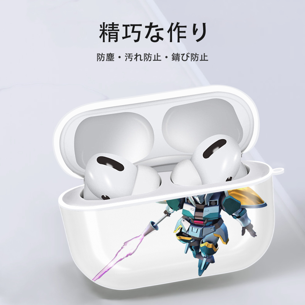 機動戦士ガンダム Mobile Suit Gundam 【AirPods Pro用】ハードシェル保護ケース 耐衝撃・防指紋・カラビナ付き商品仕様