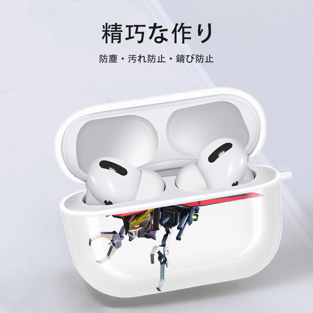機動戦士ガンダム Mobile Suit Gundam 【AirPods Pro用】ハードシェル保護ケース 耐衝撃・防指紋・カラビナ付き商品仕様