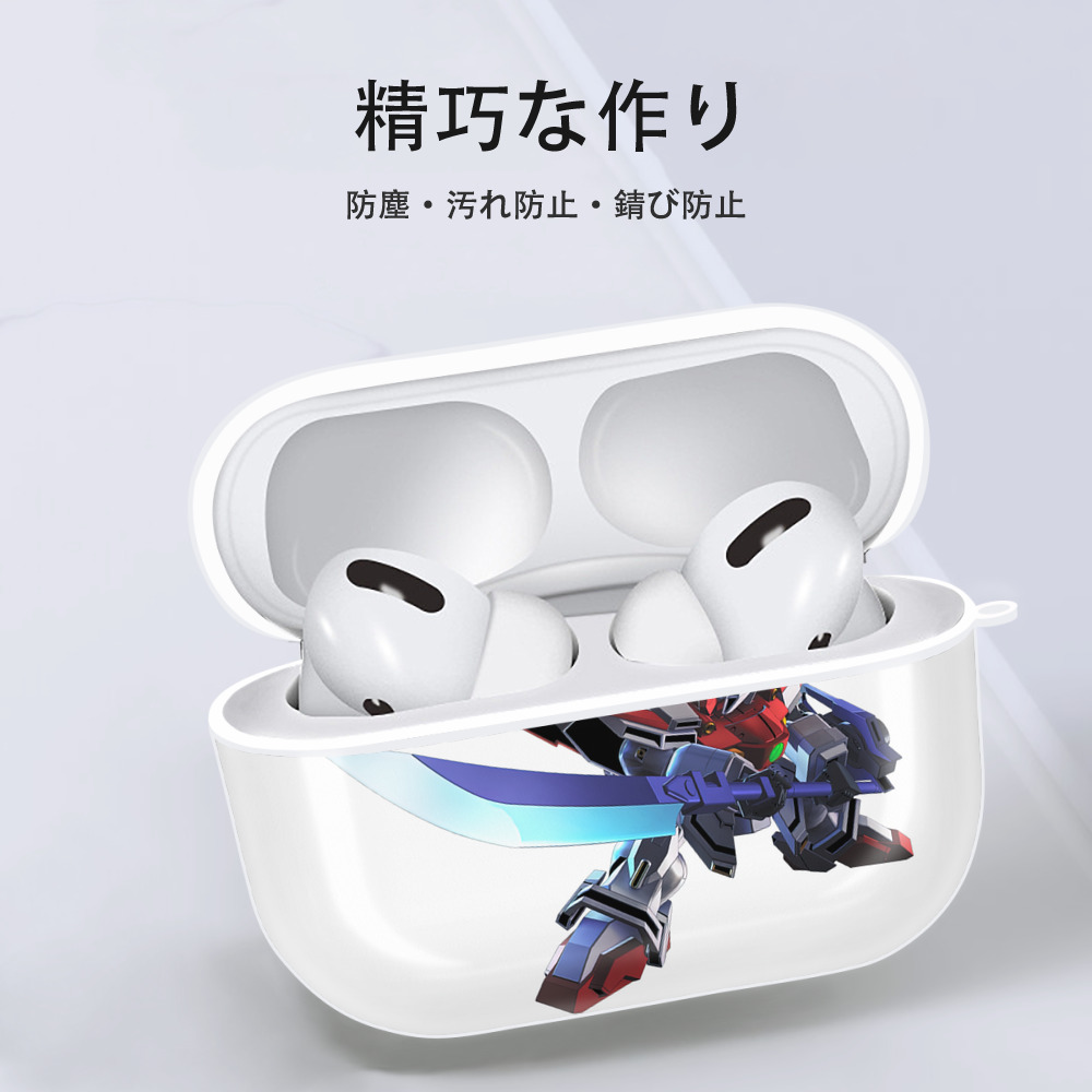 機動戦士ガンダム Mobile Suit Gundam 【AirPods Pro用】ハードシェル保護ケース 耐衝撃・防指紋・カラビナ付き商品仕様