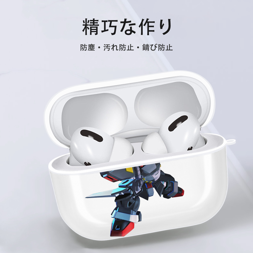 機動戦士ガンダム Mobile Suit Gundam 【AirPods Pro用】ハードシェル保護ケース 耐衝撃・防指紋・カラビナ付き商品仕様