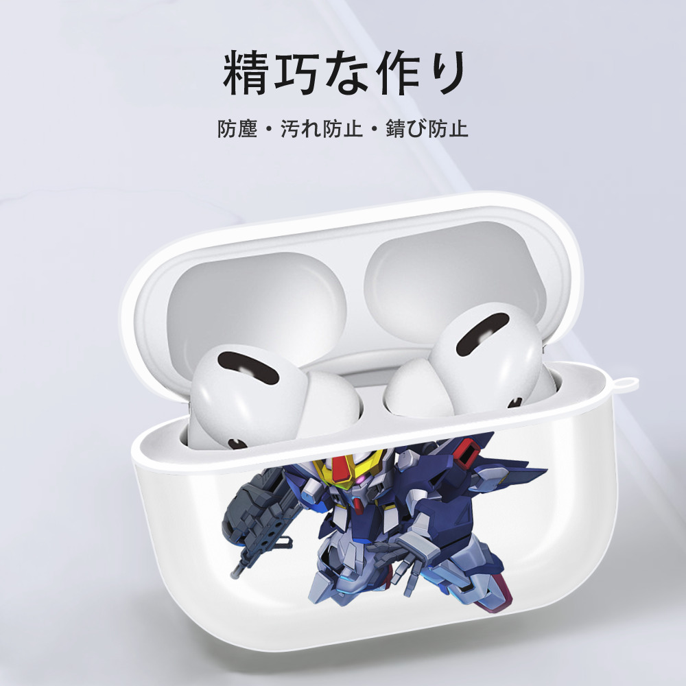 機動戦士ガンダム Mobile Suit Gundam 【AirPods Pro用】ハードシェル保護ケース 耐衝撃・防指紋・カラビナ付き商品仕様