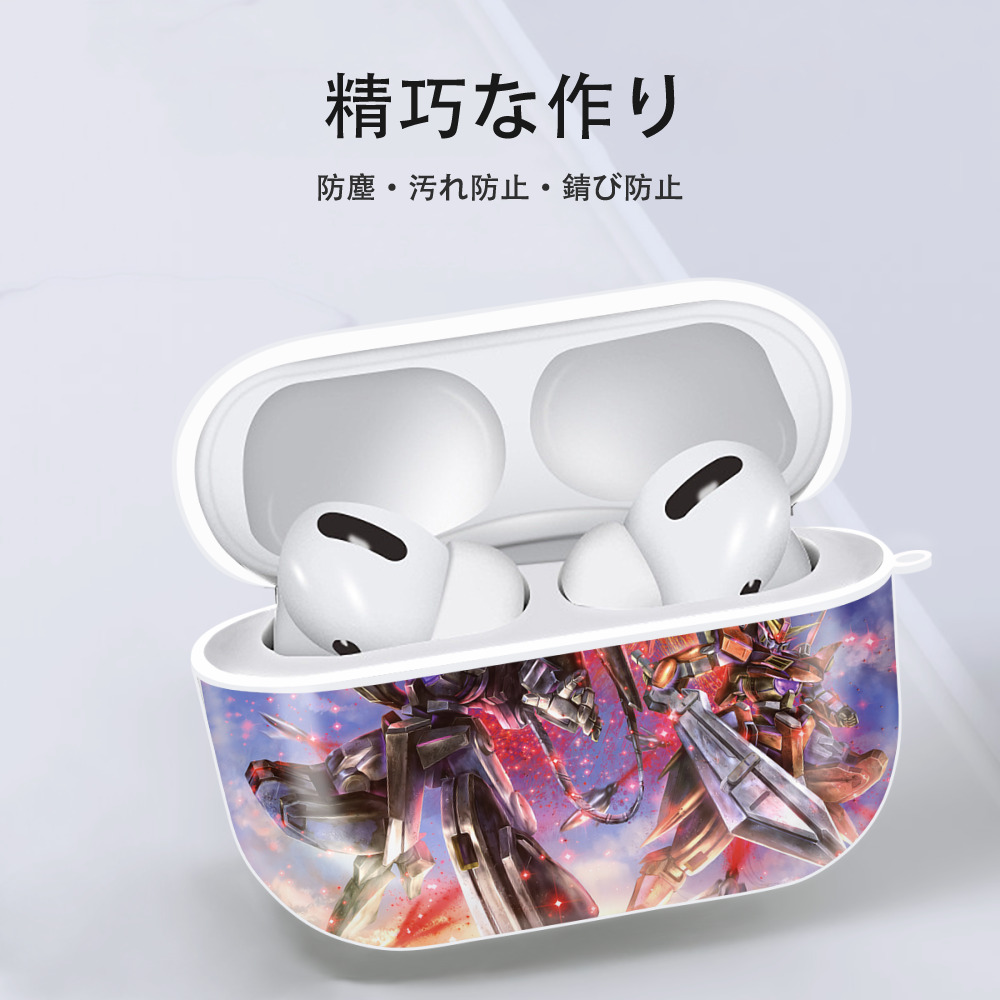 機動戦士ガンダム Mobile Suit Gundam 【AirPods Pro用】ハードシェル保護ケース 耐衝撃・防指紋・カラビナ付き商品仕様