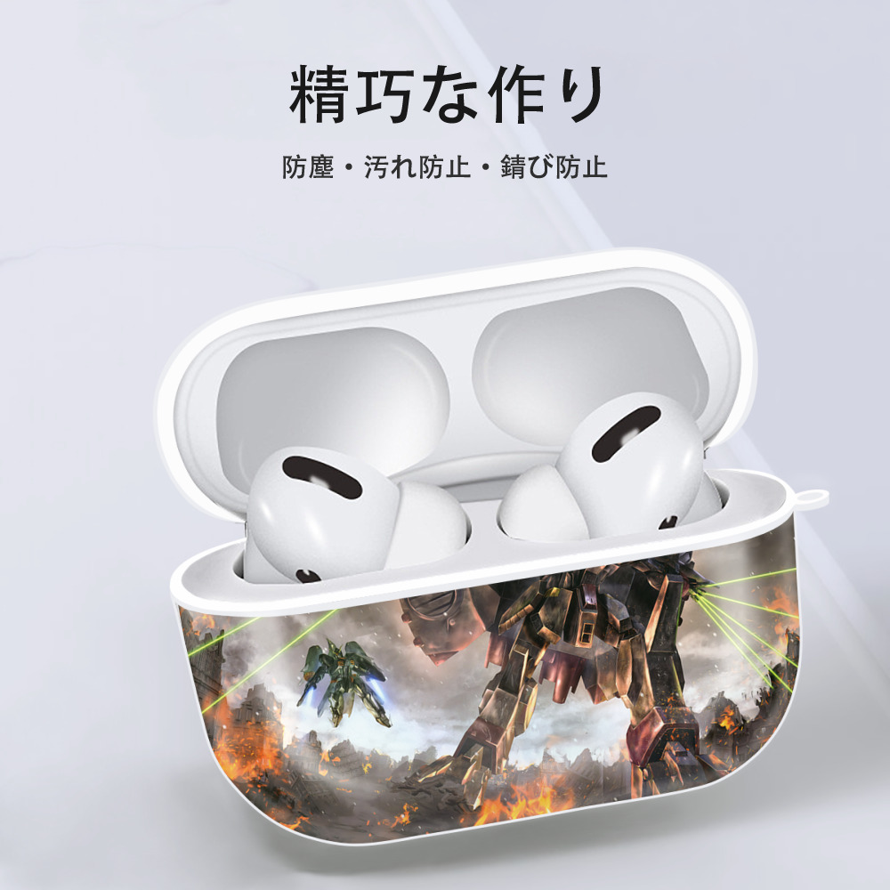 機動戦士ガンダム Mobile Suit Gundam 【AirPods Pro用】ハードシェル保護ケース 耐衝撃・防指紋・カラビナ付き商品仕様