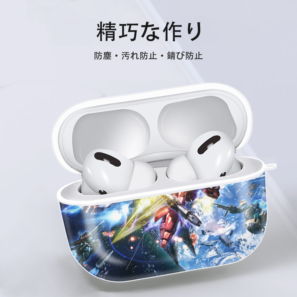 機動戦士ガンダム Mobile Suit Gundam 【AirPods Pro用】ハードシェル保護ケース 耐衝撃・防指紋・カラビナ付き商品仕様