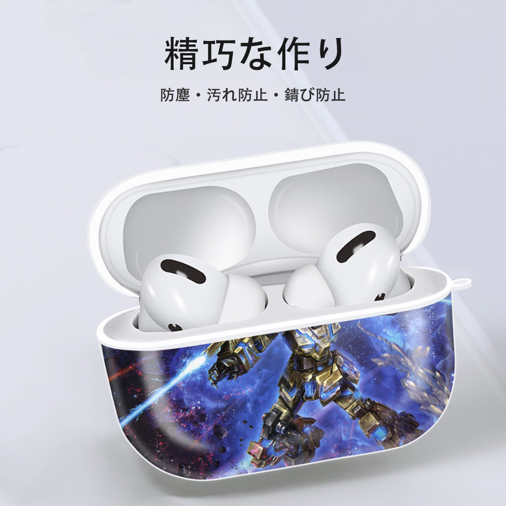 機動戦士ガンダム Mobile Suit Gundam 【AirPods Pro用】ハードシェル保護ケース 耐衝撃・防指紋・カラビナ付き商品仕様