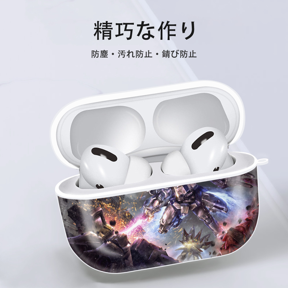 機動戦士ガンダム Mobile Suit Gundam 【AirPods Pro用】ハードシェル保護ケース 耐衝撃・防指紋・カラビナ付き商品仕様