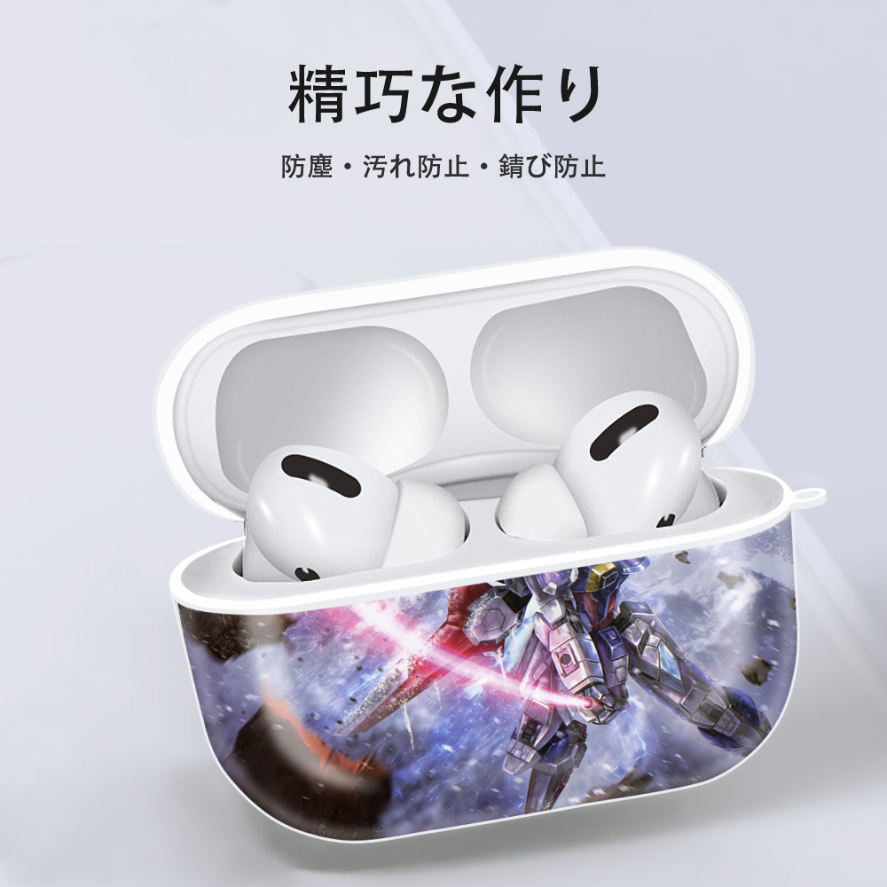 機動戦士ガンダム Mobile Suit Gundam 【AirPods Pro用】ハードシェル保護ケース 耐衝撃・防指紋・カラビナ付き商品仕様