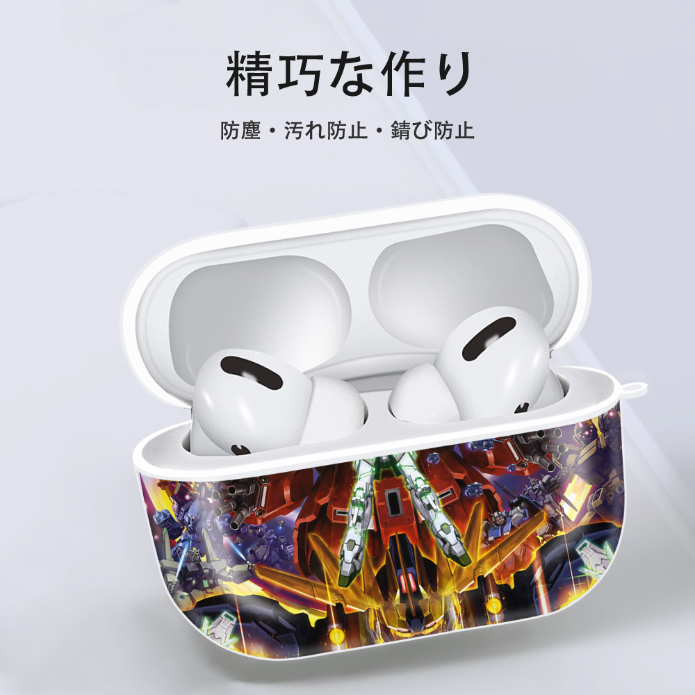 機動戦士ガンダム Mobile Suit Gundam 【AirPods Pro用】ハードシェル保護ケース 耐衝撃・防指紋・カラビナ付き商品仕様