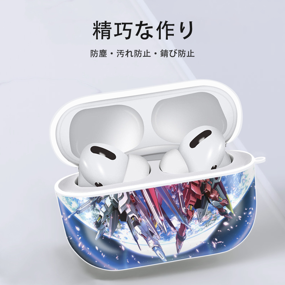 機動戦士ガンダム Mobile Suit Gundam 【AirPods Pro用】ハードシェル保護ケース 耐衝撃・防指紋・カラビナ付き商品仕様