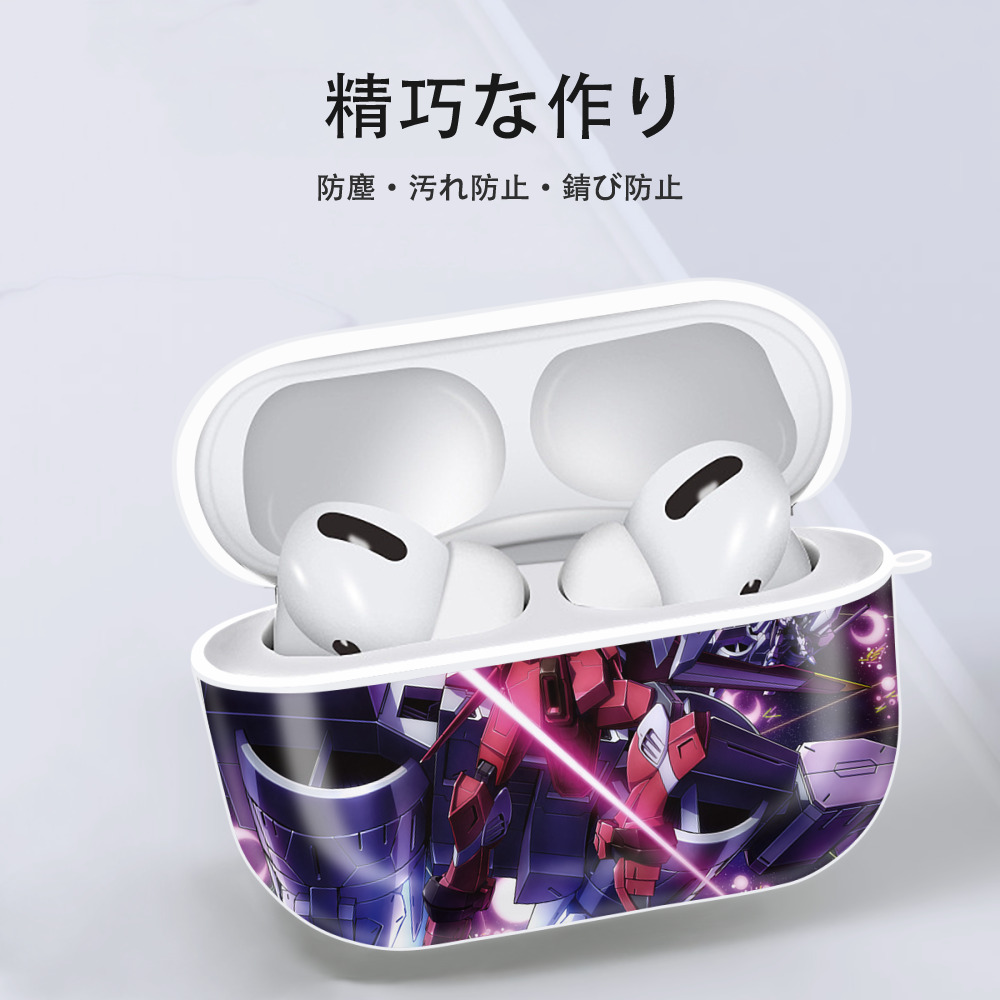 機動戦士ガンダム Mobile Suit Gundam 【AirPods Pro用】ハードシェル保護ケース 耐衝撃・防指紋・カラビナ付き商品仕様