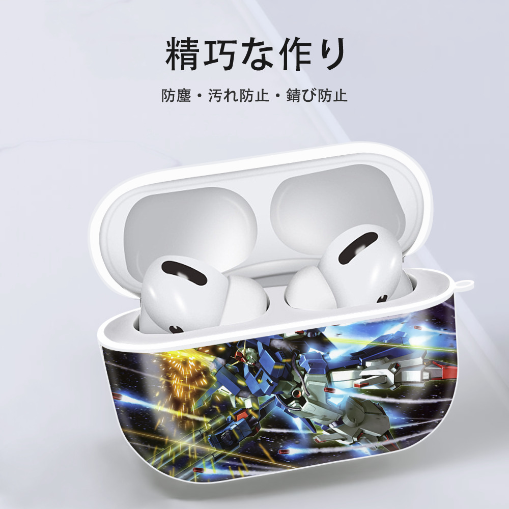 機動戦士ガンダム Mobile Suit Gundam 【AirPods Pro用】ハードシェル保護ケース 耐衝撃・防指紋・カラビナ付き商品仕様