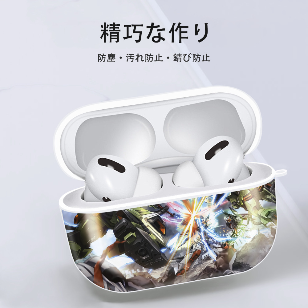 機動戦士ガンダム Mobile Suit Gundam 【AirPods Pro用】ハードシェル保護ケース 耐衝撃・防指紋・カラビナ付き商品仕様