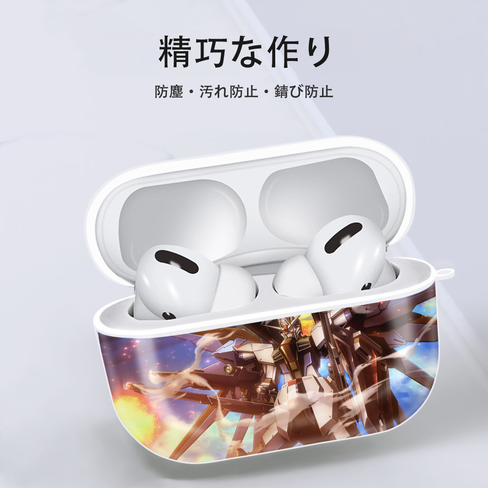 機動戦士ガンダム Mobile Suit Gundam 【AirPods Pro用】ハードシェル保護ケース 耐衝撃・防指紋・カラビナ付き商品仕様