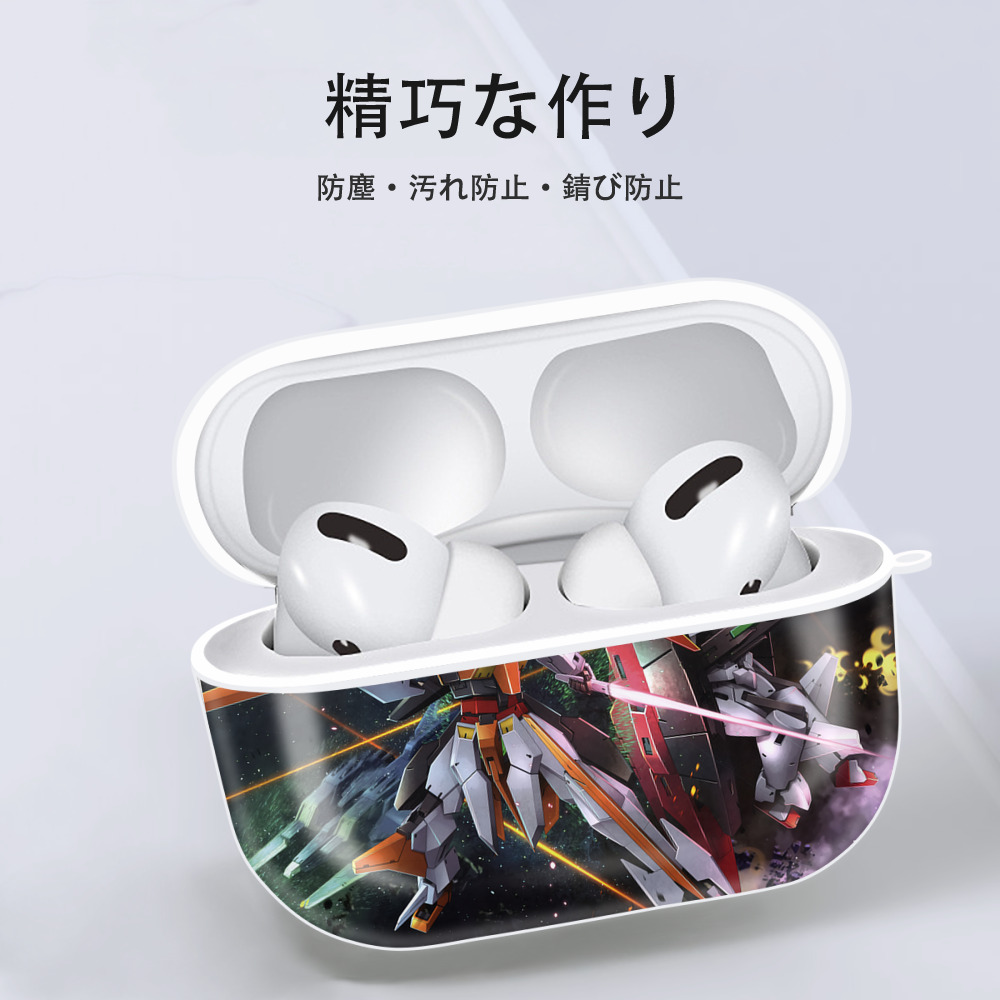 機動戦士ガンダム Mobile Suit Gundam 【AirPods Pro用】ハードシェル保護ケース 耐衝撃・防指紋・カラビナ付き商品仕様
