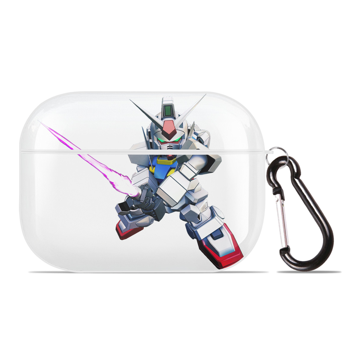（画像用） 機動戦士ガンダム Mobile Suit Gundam 【AirPods Pro用】ハードシェル保護ケース 耐衝撃・防指紋・カラビナ付き商品仕様