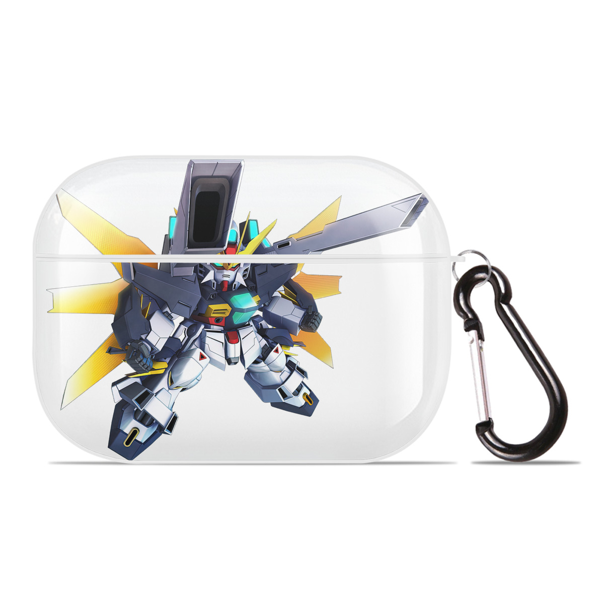 （画像用） 機動戦士ガンダム Mobile Suit Gundam 【AirPods Pro用】ハードシェル保護ケース 耐衝撃・防指紋・カラビナ付き商品仕様