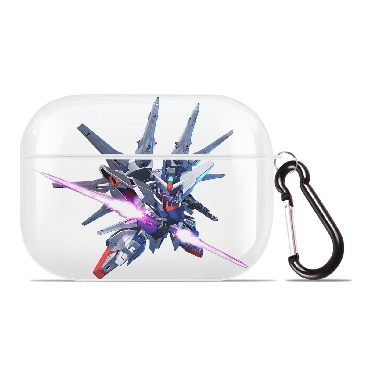 （画像用） 機動戦士ガンダム Mobile Suit Gundam 【AirPods Pro用】ハードシェル保護ケース 耐衝撃・防指紋・カラビナ付き商品仕様