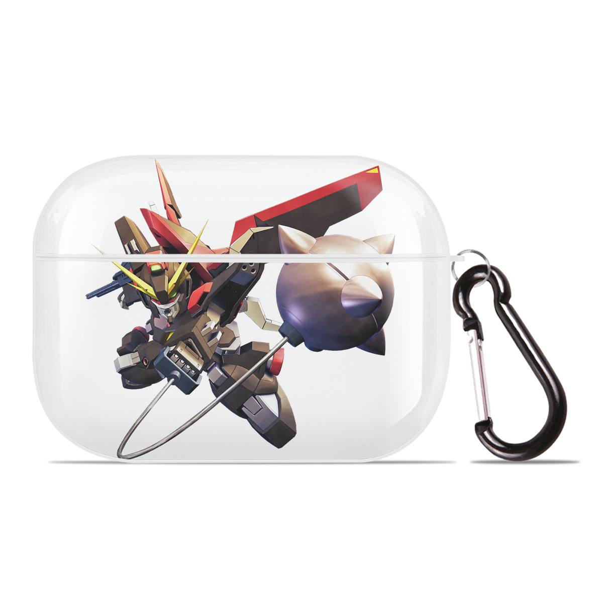 （画像用） 機動戦士ガンダム Mobile Suit Gundam 【AirPods Pro用】ハードシェル保護ケース 耐衝撃・防指紋・カラビナ付き商品仕様