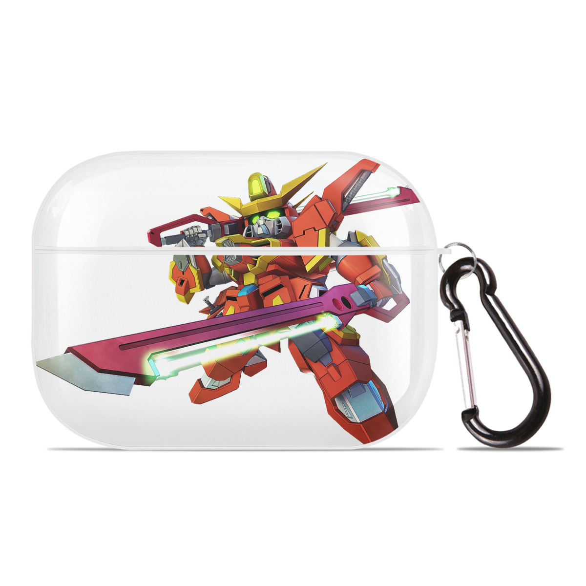 （画像用） 機動戦士ガンダム Mobile Suit Gundam 【AirPods Pro用】ハードシェル保護ケース 耐衝撃・防指紋・カラビナ付き商品仕様
