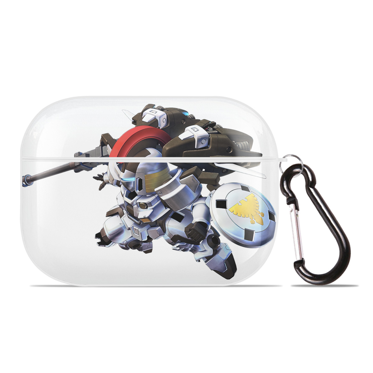（画像用） 機動戦士ガンダム Mobile Suit Gundam 【AirPods Pro用】ハードシェル保護ケース 耐衝撃・防指紋・カラビナ付き商品仕様