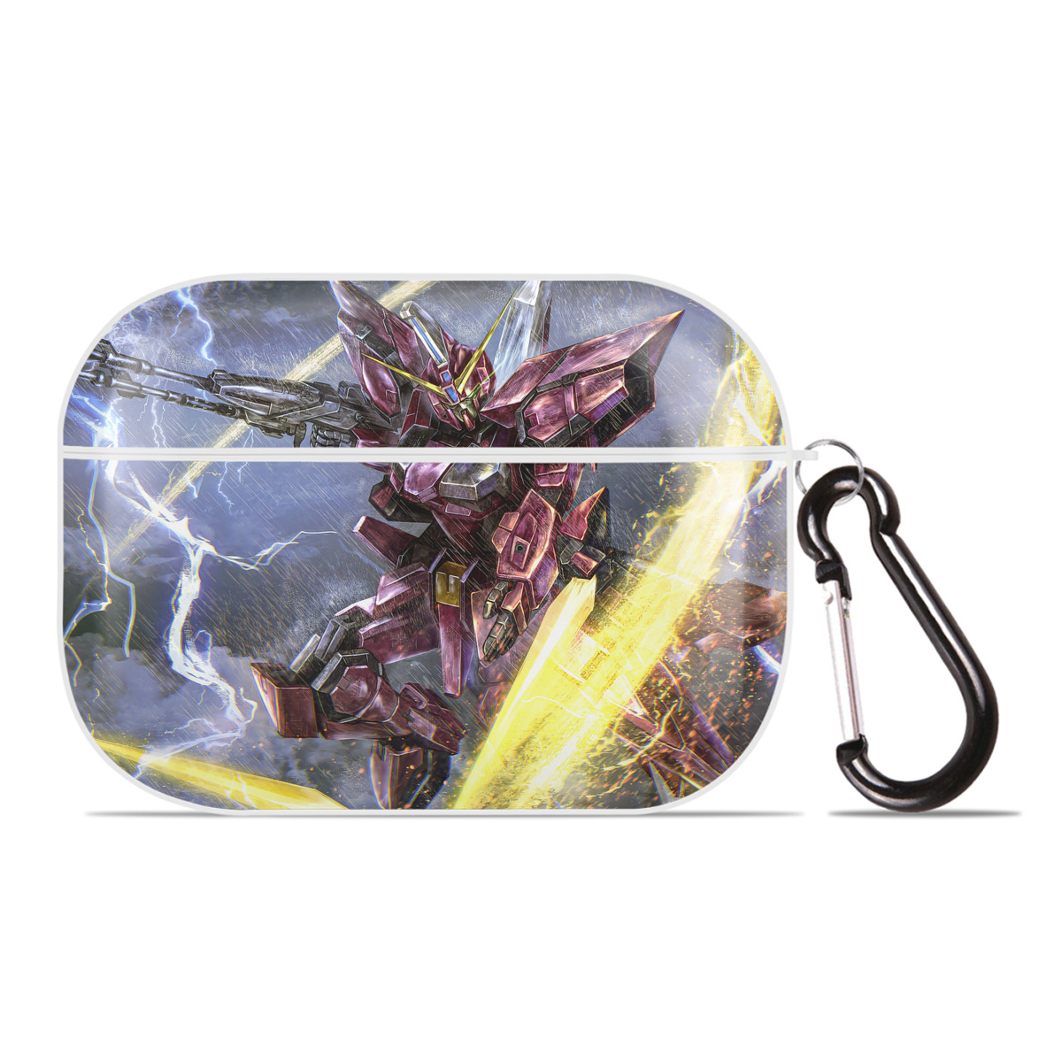（画像用） 機動戦士ガンダム Mobile Suit Gundam 【AirPods Pro用】ハードシェル保護ケース 耐衝撃・防指紋・カラビナ付き商品仕様