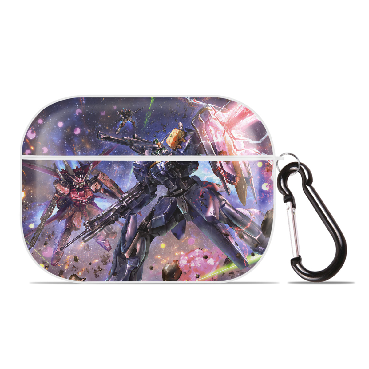 （画像用） 機動戦士ガンダム Mobile Suit Gundam 【AirPods Pro用】ハードシェル保護ケース 耐衝撃・防指紋・カラビナ付き商品仕様