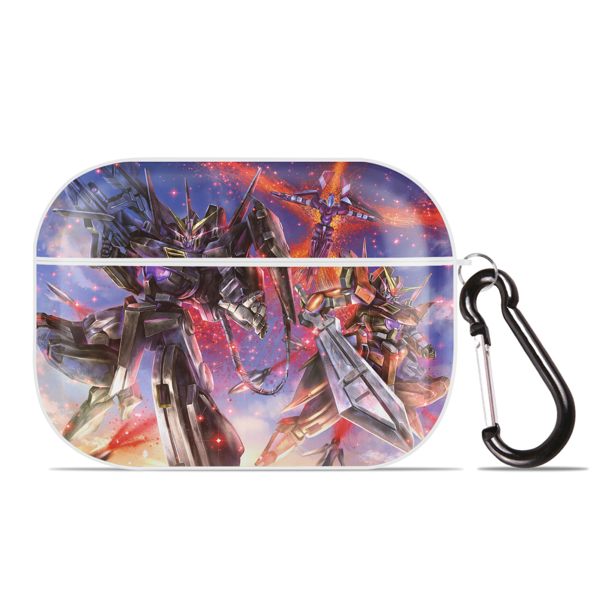 （画像用） 機動戦士ガンダム Mobile Suit Gundam 【AirPods Pro用】ハードシェル保護ケース 耐衝撃・防指紋・カラビナ付き商品仕様