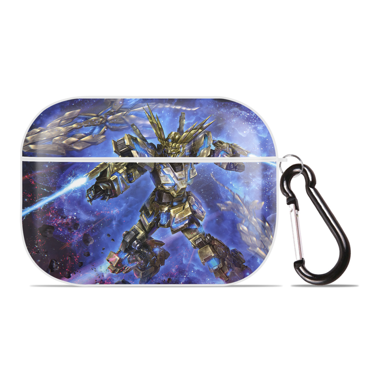 （画像用） 機動戦士ガンダム Mobile Suit Gundam 【AirPods Pro用】ハードシェル保護ケース 耐衝撃・防指紋・カラビナ付き商品仕様