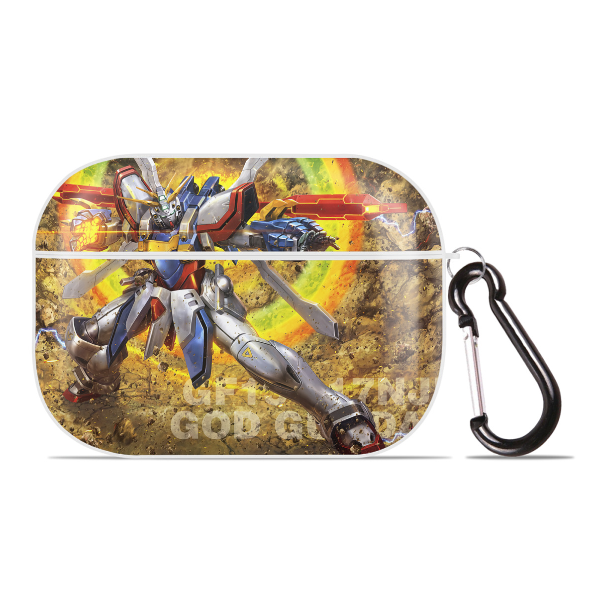 （画像用） 機動戦士ガンダム Mobile Suit Gundam 【AirPods Pro用】ハードシェル保護ケース 耐衝撃・防指紋・カラビナ付き商品仕様