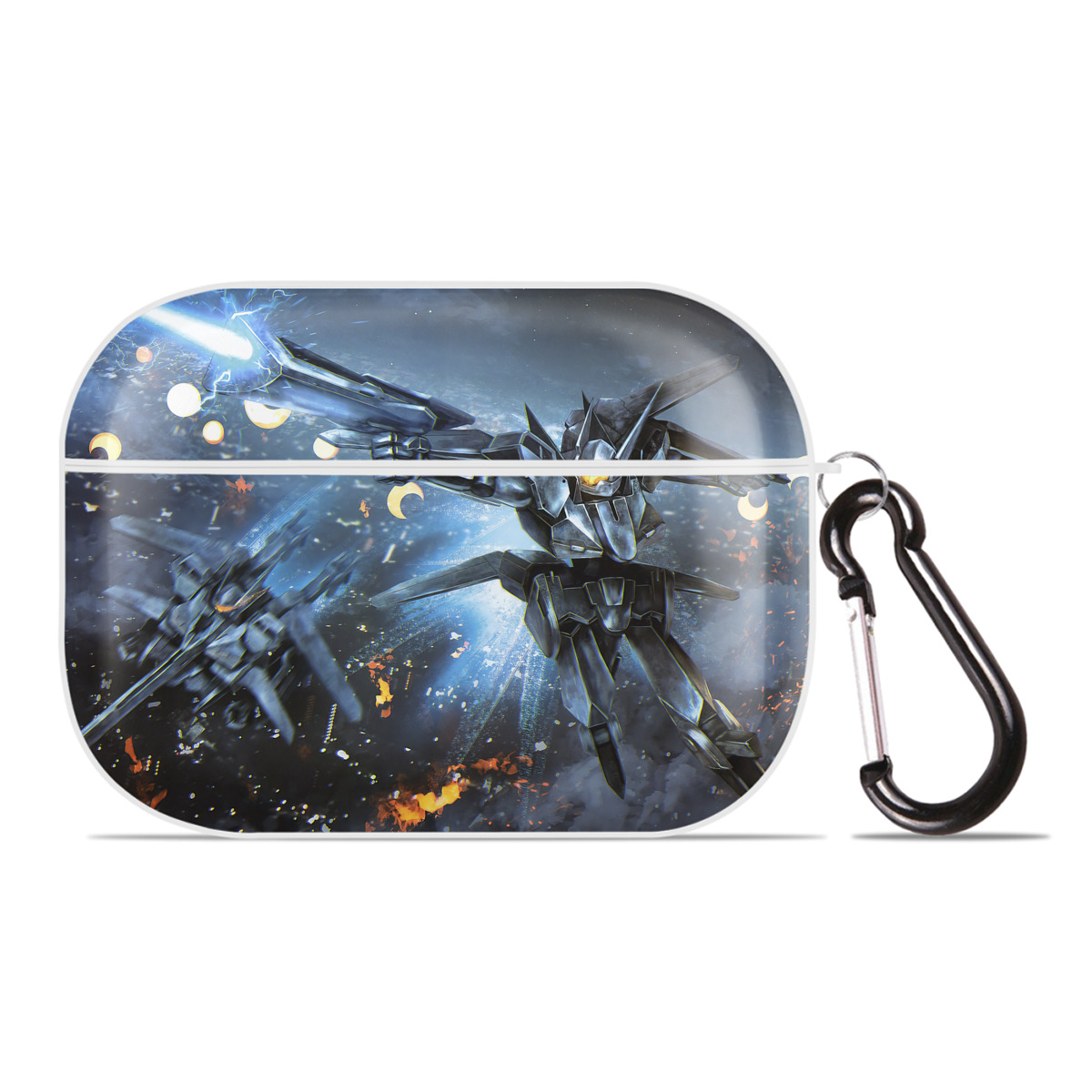 （画像用） 機動戦士ガンダム Mobile Suit Gundam 【AirPods Pro用】ハードシェル保護ケース 耐衝撃・防指紋・カラビナ付き商品仕様