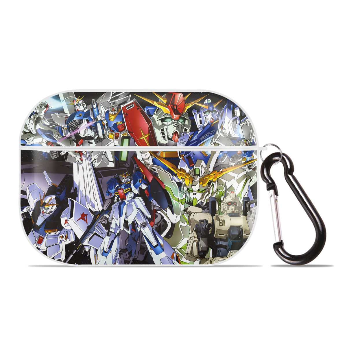 （画像用） 機動戦士ガンダム Mobile Suit Gundam 【AirPods Pro用】ハードシェル保護ケース 耐衝撃・防指紋・カラビナ付き商品仕様