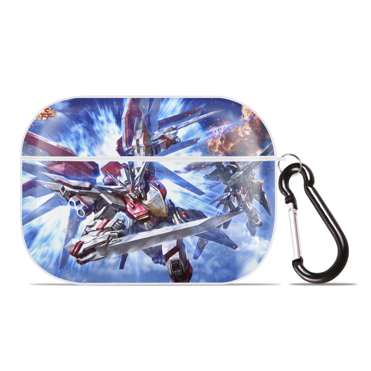（画像用） 機動戦士ガンダム Mobile Suit Gundam 【AirPods Pro用】ハードシェル保護ケース 耐衝撃・防指紋・カラビナ付き商品仕様
