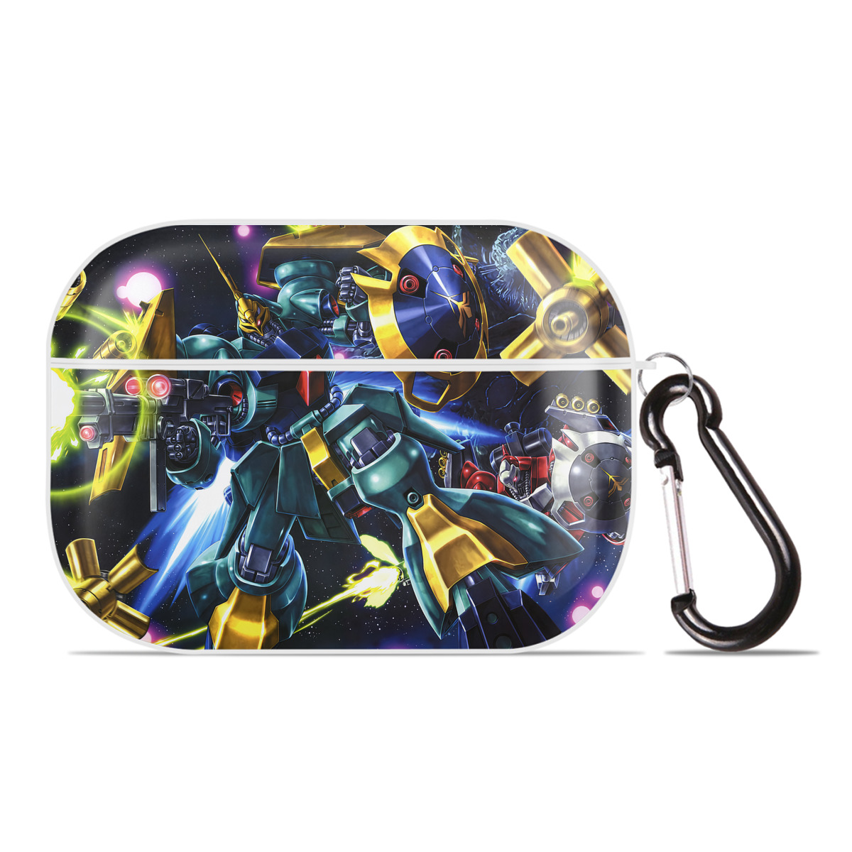 （画像用） 機動戦士ガンダム Mobile Suit Gundam 【AirPods Pro用】ハードシェル保護ケース 耐衝撃・防指紋・カラビナ付き商品仕様