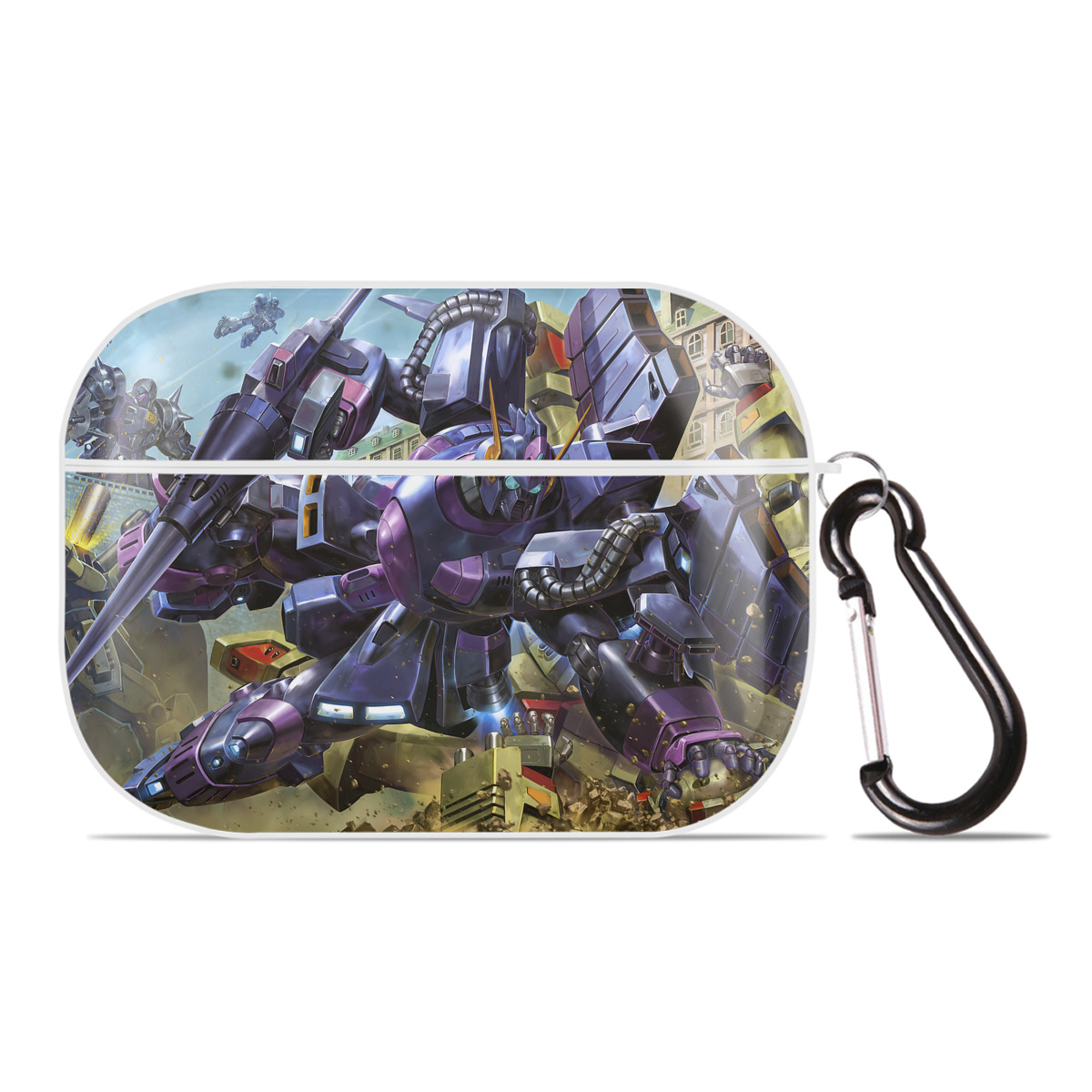 （画像用） 機動戦士ガンダム Mobile Suit Gundam 【AirPods Pro用】ハードシェル保護ケース 耐衝撃・防指紋・カラビナ付き商品仕様