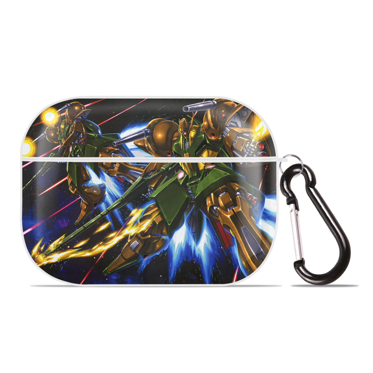 （画像用） 機動戦士ガンダム Mobile Suit Gundam 【AirPods Pro用】ハードシェル保護ケース 耐衝撃・防指紋・カラビナ付き商品仕様