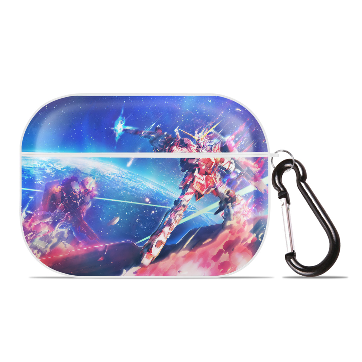 （画像用） 機動戦士ガンダム Mobile Suit Gundam 【AirPods Pro用】ハードシェル保護ケース 耐衝撃・防指紋・カラビナ付き商品仕様