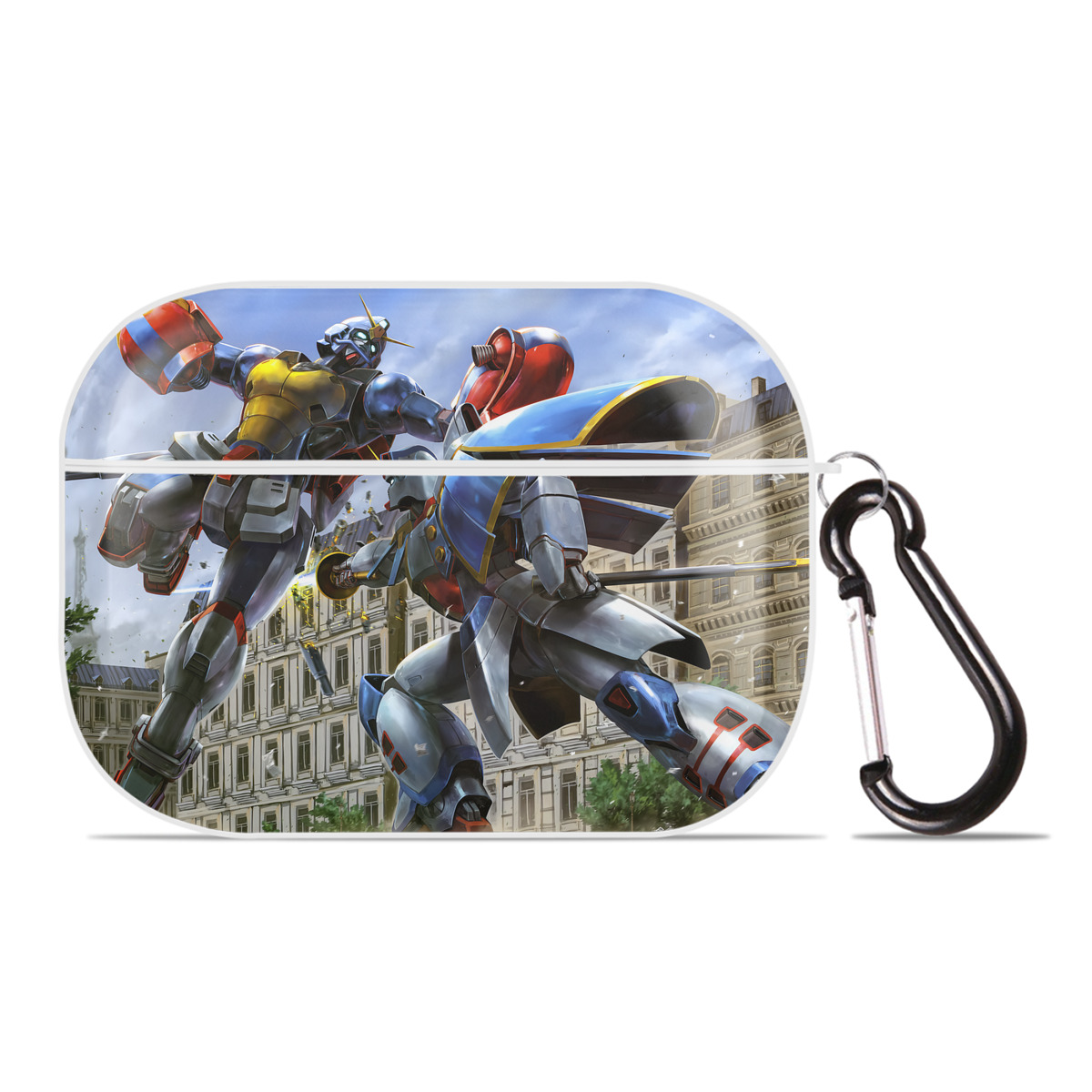 （画像用） 機動戦士ガンダム Mobile Suit Gundam 【AirPods Pro用】ハードシェル保護ケース 耐衝撃・防指紋・カラビナ付き商品仕様