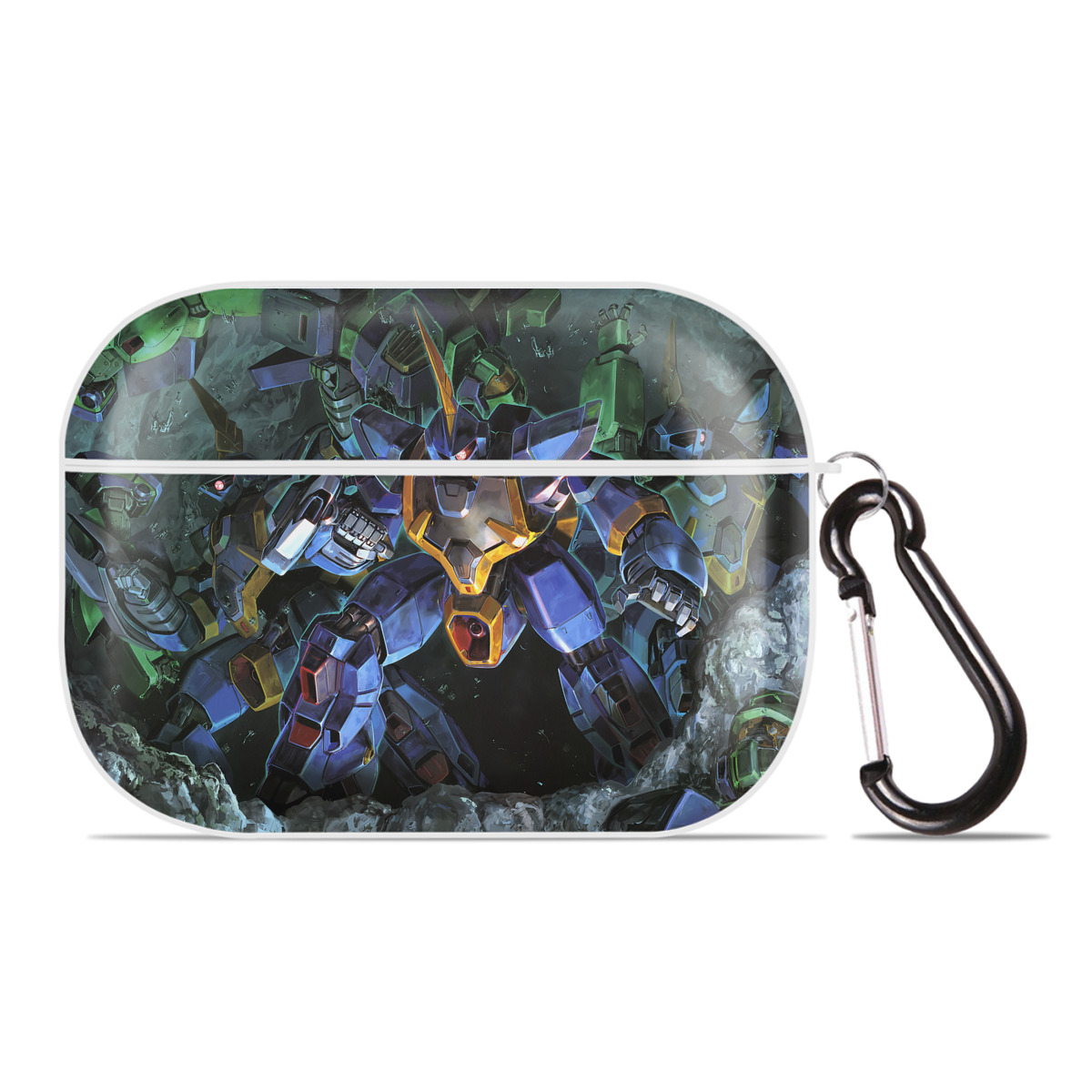 （画像用） 機動戦士ガンダム Mobile Suit Gundam 【AirPods Pro用】ハードシェル保護ケース 耐衝撃・防指紋・カラビナ付き商品仕様