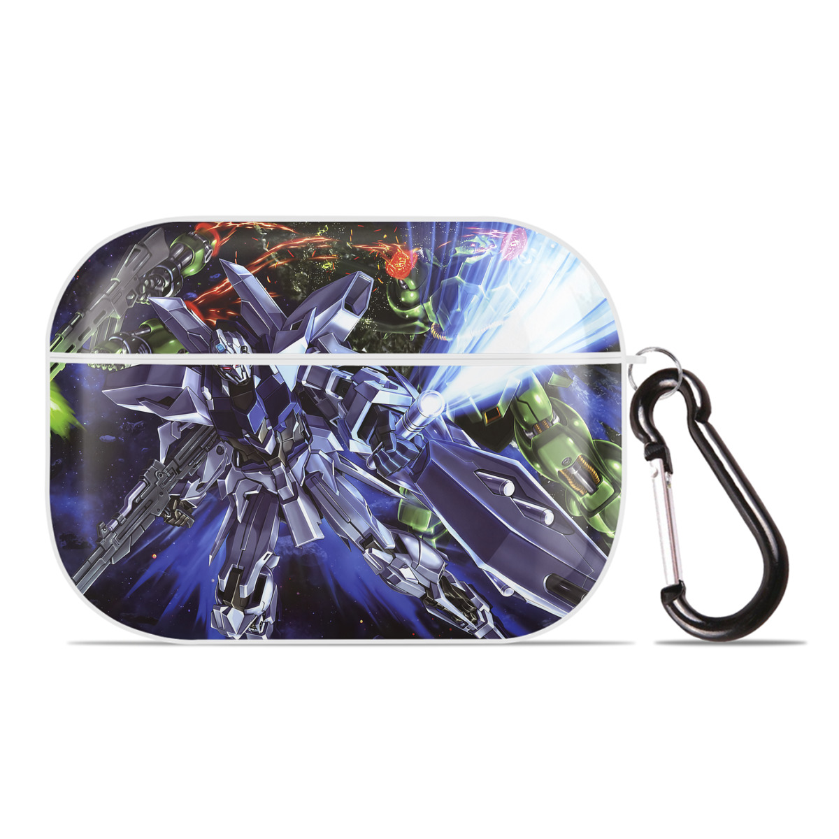（画像用） 機動戦士ガンダム Mobile Suit Gundam 【AirPods Pro用】ハードシェル保護ケース 耐衝撃・防指紋・カラビナ付き商品仕様