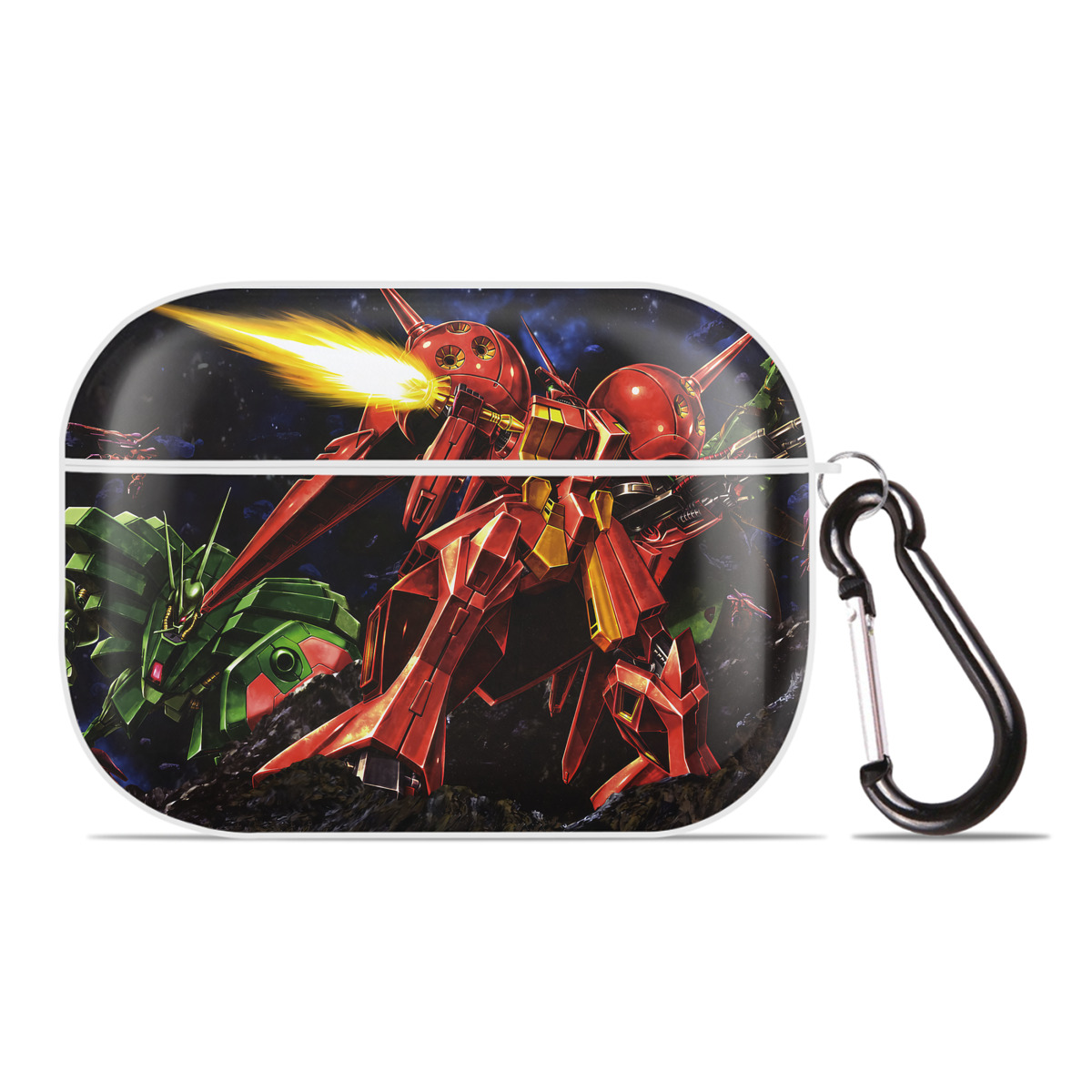 （画像用） 機動戦士ガンダム Mobile Suit Gundam 【AirPods Pro用】ハードシェル保護ケース 耐衝撃・防指紋・カラビナ付き商品仕様