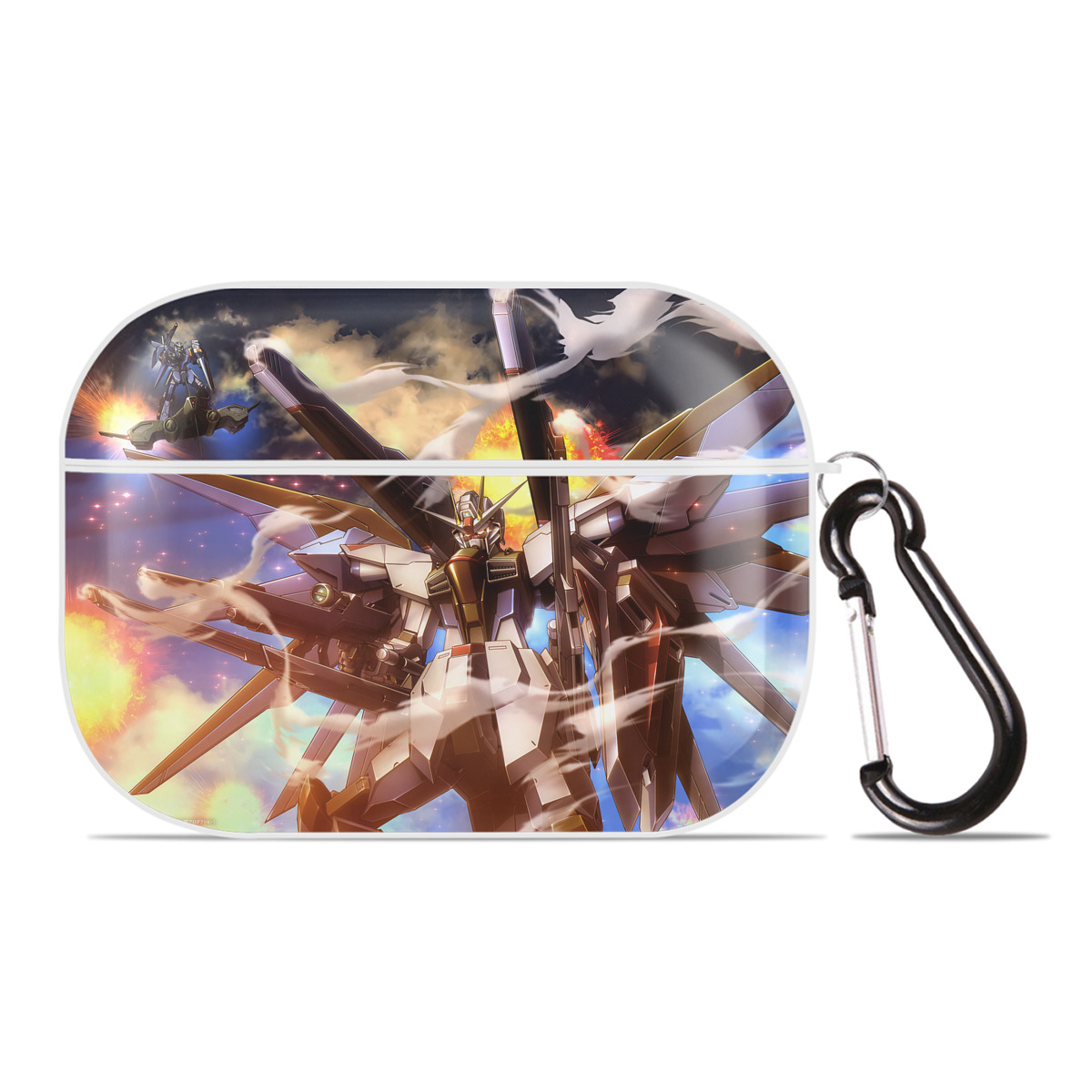 （画像用） 機動戦士ガンダム Mobile Suit Gundam 【AirPods Pro用】ハードシェル保護ケース 耐衝撃・防指紋・カラビナ付き商品仕様