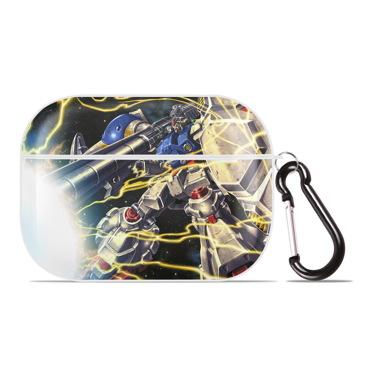 （画像用） 機動戦士ガンダム Mobile Suit Gundam 【AirPods Pro用】ハードシェル保護ケース 耐衝撃・防指紋・カラビナ付き商品仕様