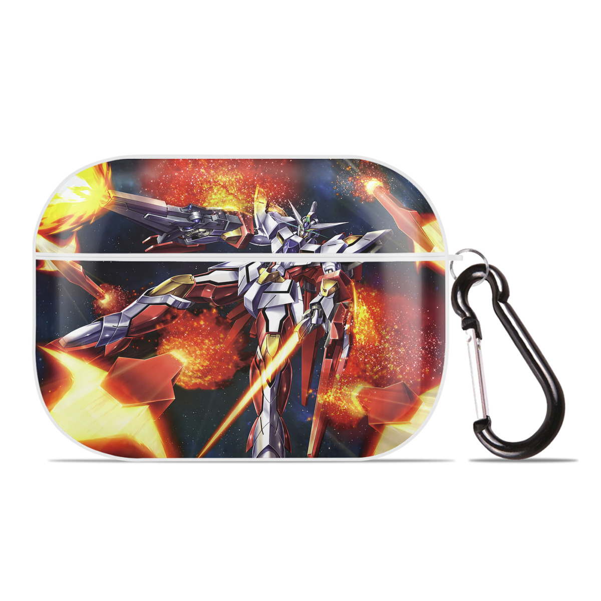 （画像用） 機動戦士ガンダム Mobile Suit Gundam 【AirPods Pro用】ハードシェル保護ケース 耐衝撃・防指紋・カラビナ付き商品仕様