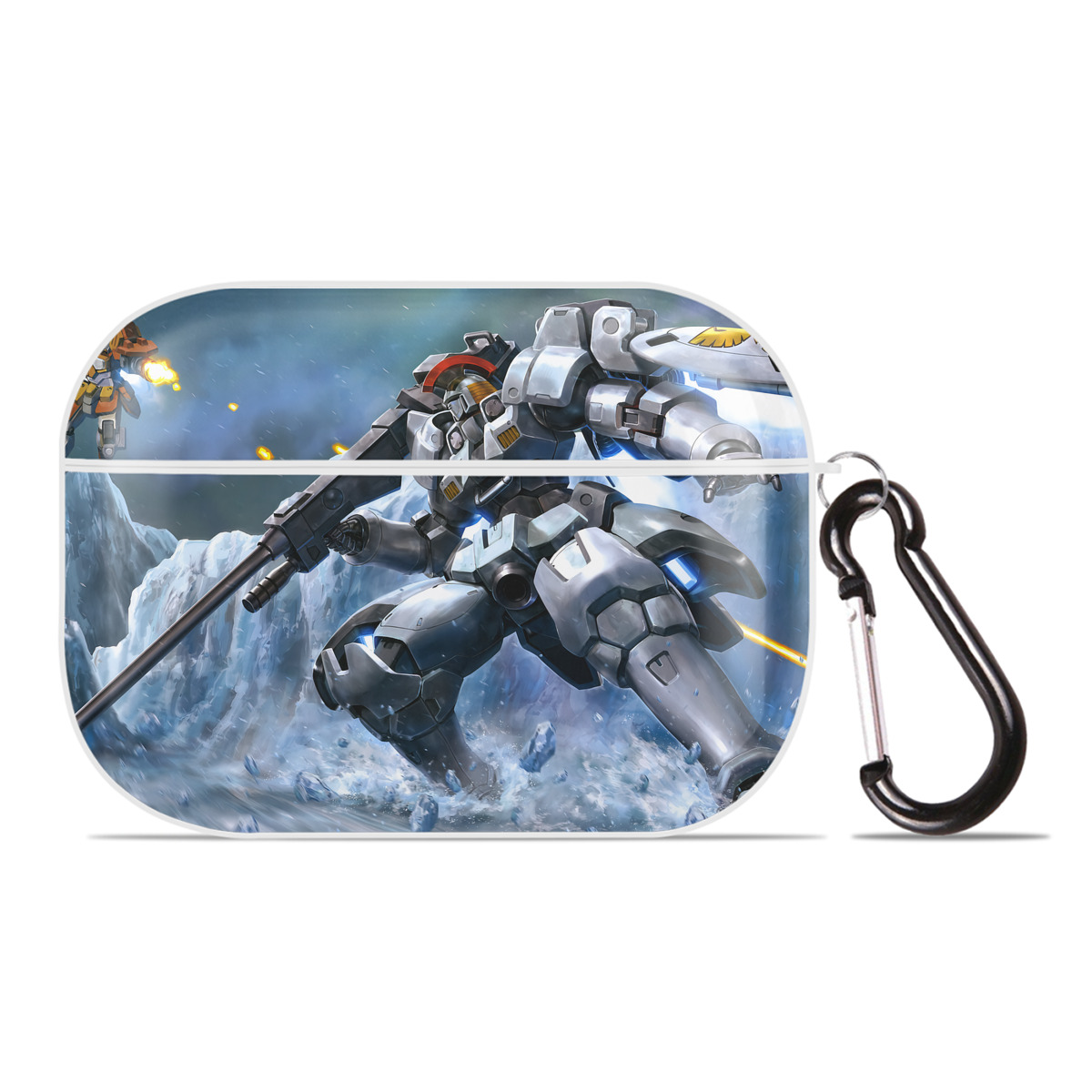 （画像用） 機動戦士ガンダム Mobile Suit Gundam 【AirPods Pro用】ハードシェル保護ケース 耐衝撃・防指紋・カラビナ付き商品仕様