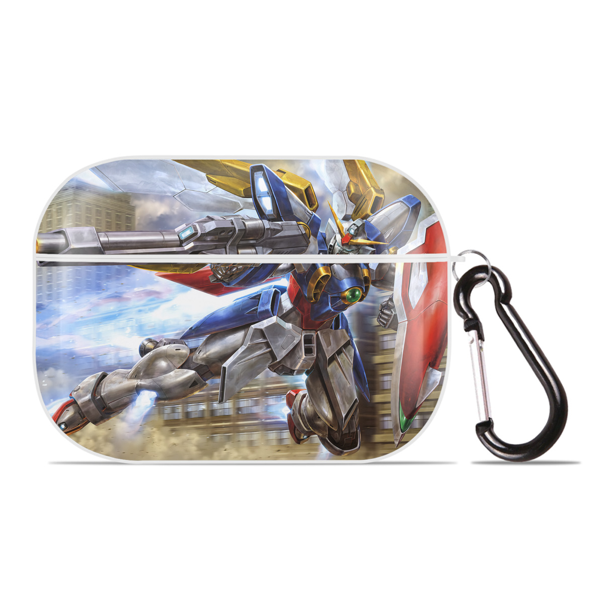 （画像用） 機動戦士ガンダム Mobile Suit Gundam 【AirPods Pro用】ハードシェル保護ケース 耐衝撃・防指紋・カラビナ付き商品仕様