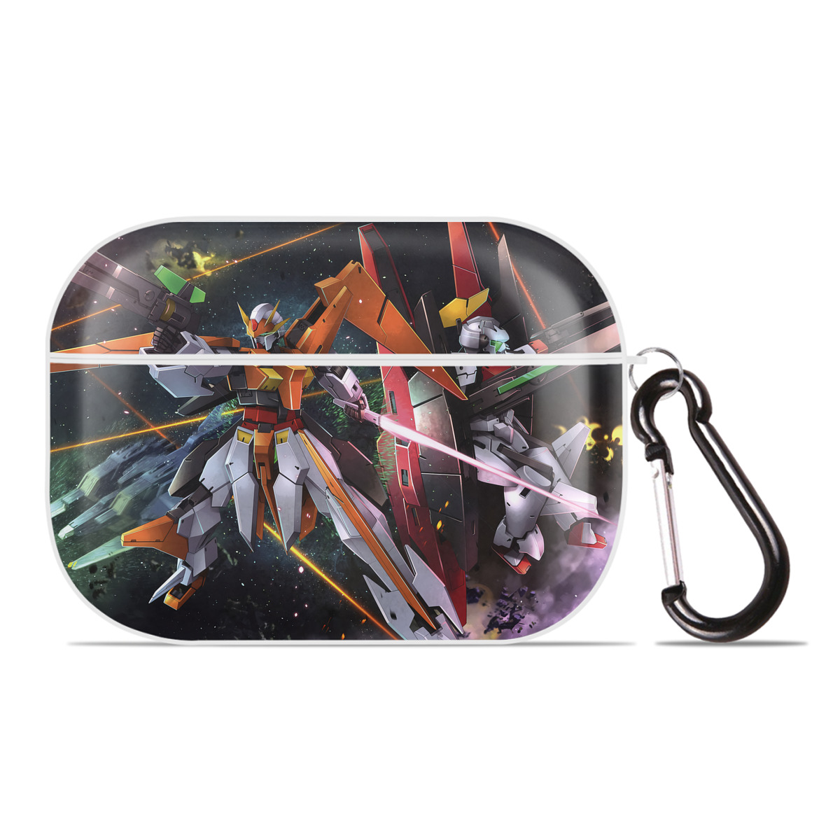 （画像用） 機動戦士ガンダム Mobile Suit Gundam 【AirPods Pro用】ハードシェル保護ケース 耐衝撃・防指紋・カラビナ付き商品仕様