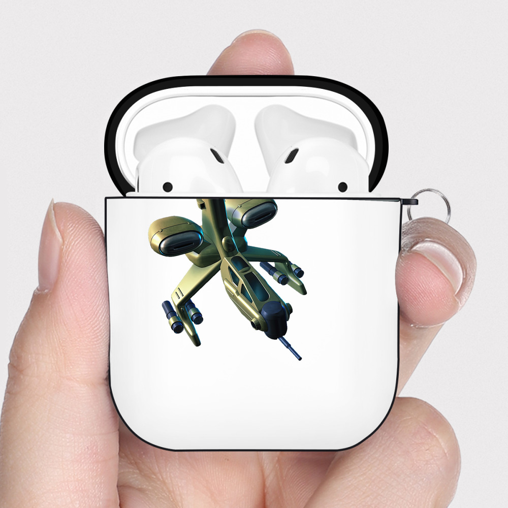 （画像用） 機動戦士ガンダム Mobile Suit Gundam AirPods 第2世代保護ケース ハードシェル ブラック 耐衝撃・防指紋・カラビナ付き