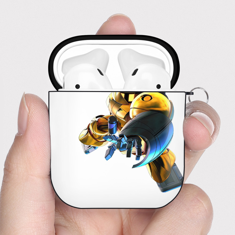 （画像用） 機動戦士ガンダム Mobile Suit Gundam AirPods 第2世代保護ケース ハードシェル ブラック 耐衝撃・防指紋・カラビナ付き